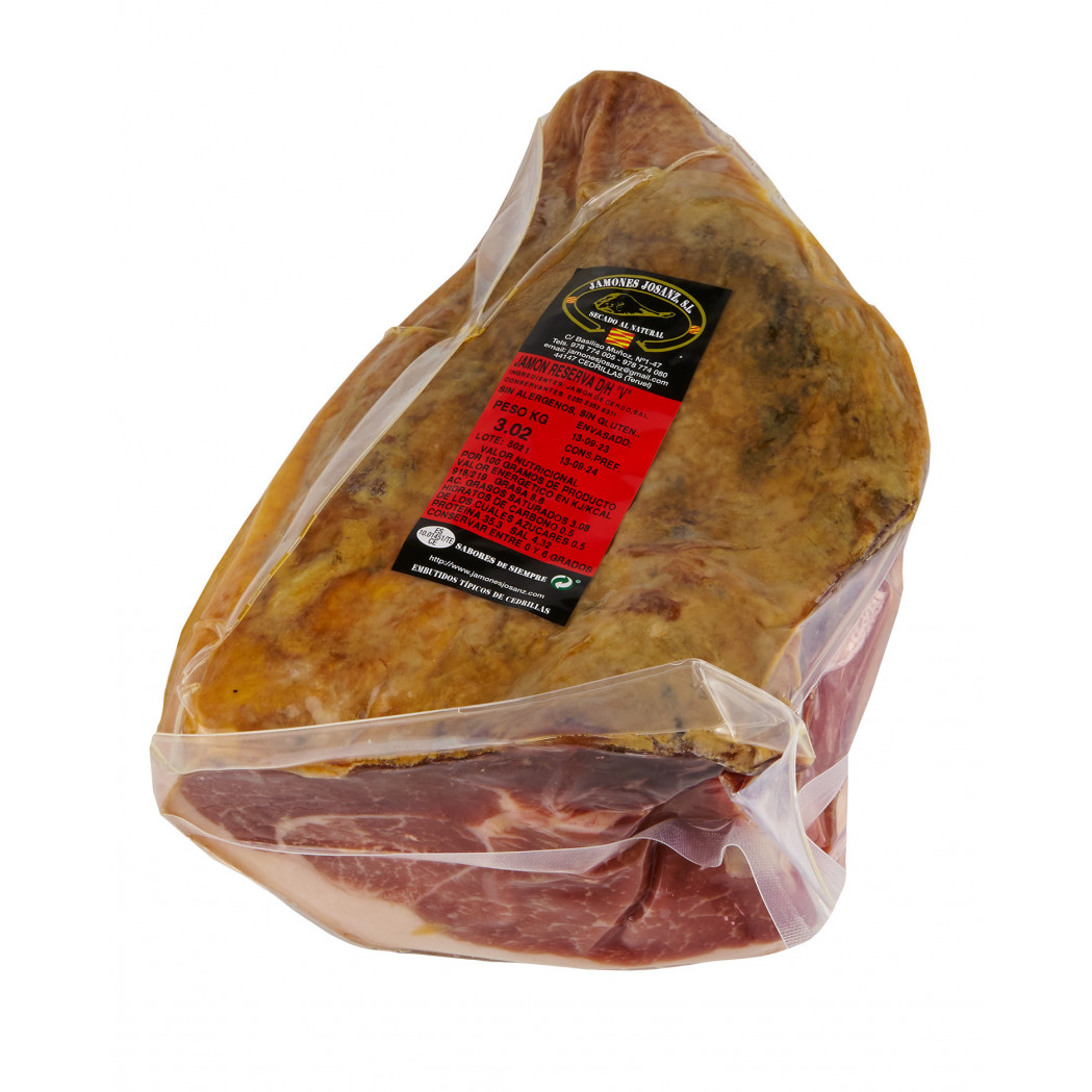 Jamón Reserva "Josanz" deshuesado tacos con piel 2
